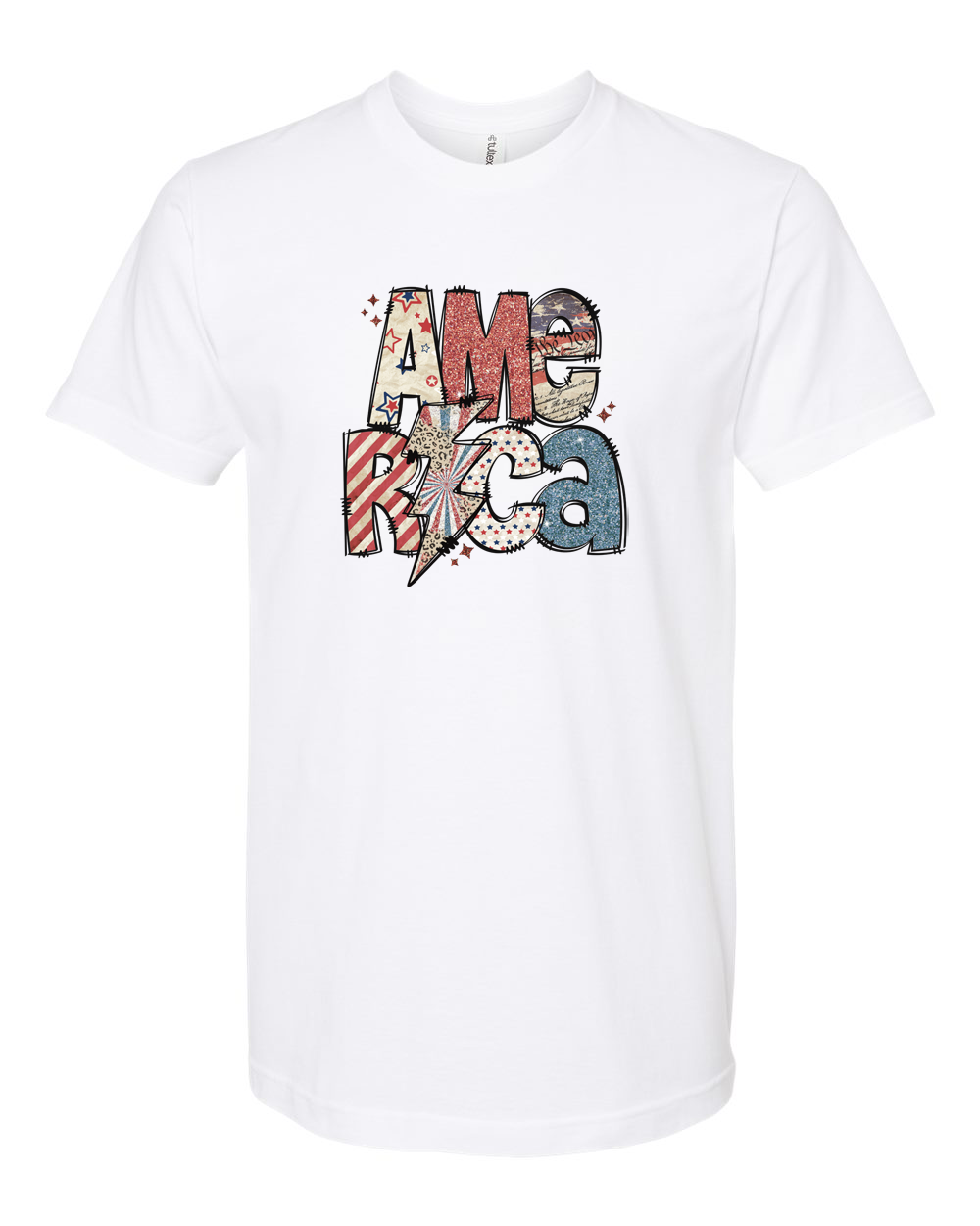 Star Spangled America Tee - Unisex Fine Jersey T-Shirt