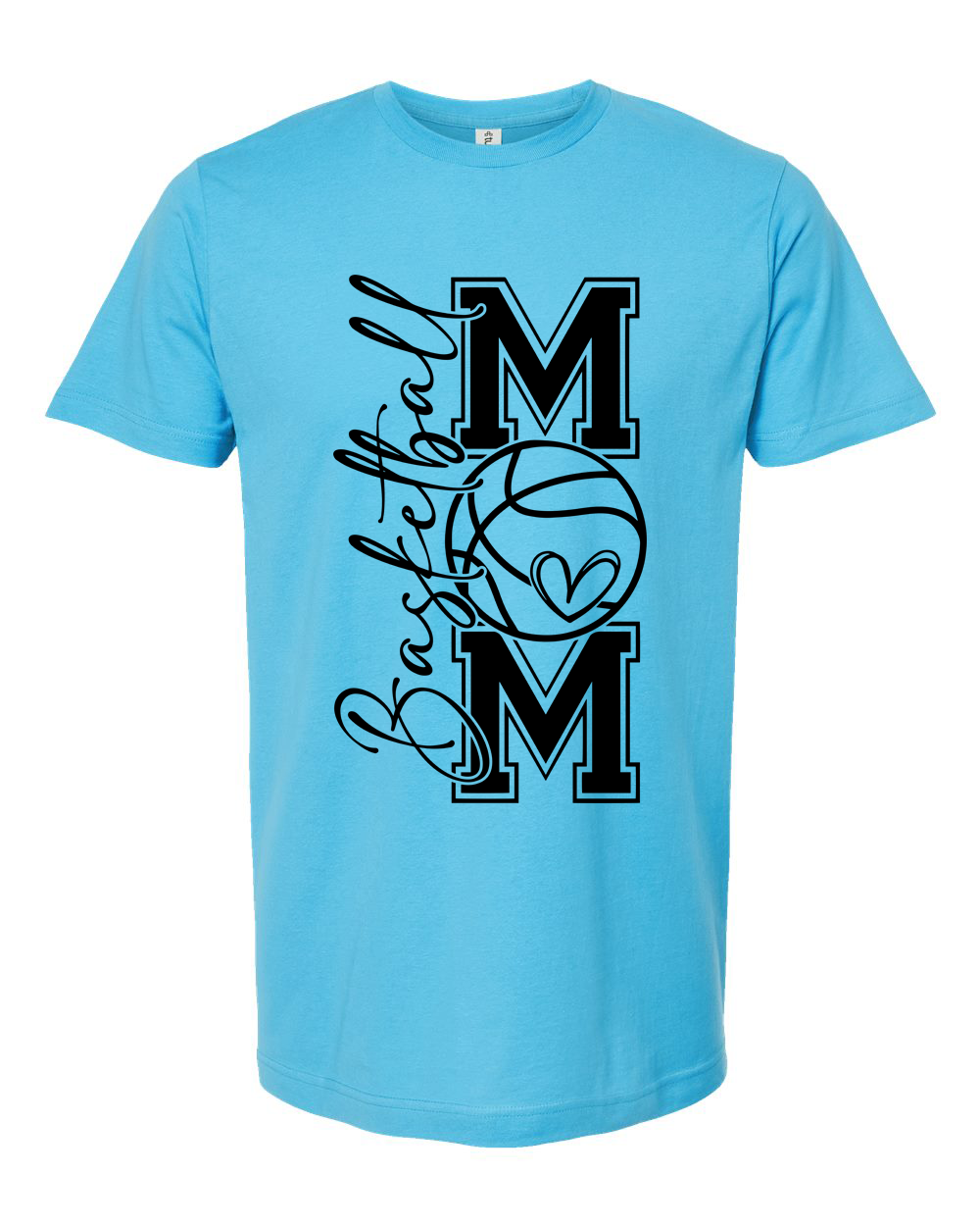 Basketball Mom Graphic Tee - Unisex Fine Jersey T-Shirt