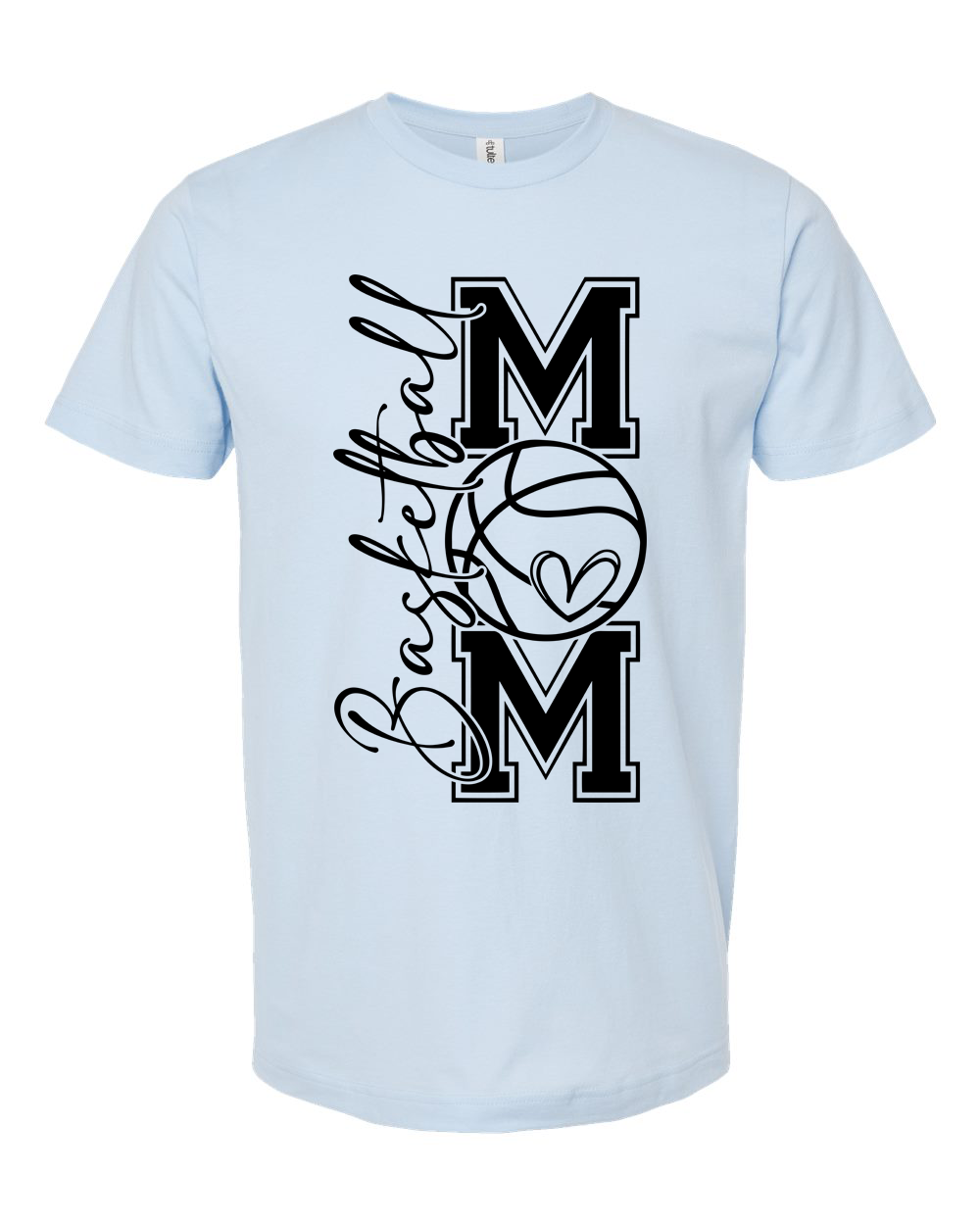 Basketball Mom Graphic Tee - Unisex Fine Jersey T-Shirt