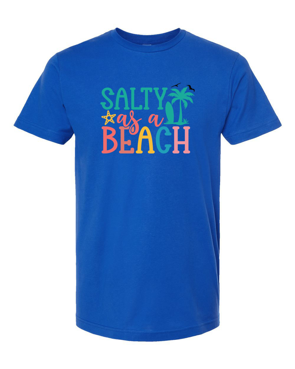 Salty As a Beach Tee - Unisex Fine Jersey T-Shirt