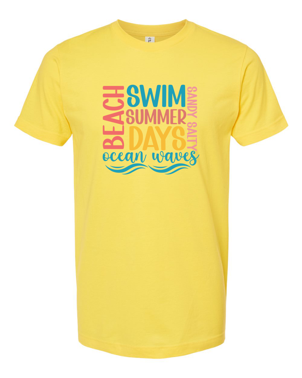 Beach Summer Days Tee - Unisex Fine Jersey T-Shirt