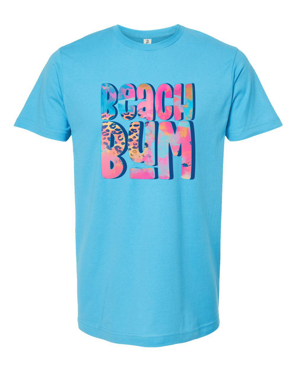 Beach Bum Pattern Tee - Unisex Fine Jersey T-Shirt
