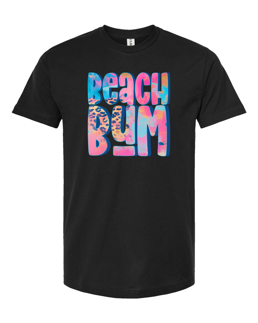 Beach Bum Pattern Tee - Unisex Fine Jersey T-Shirt