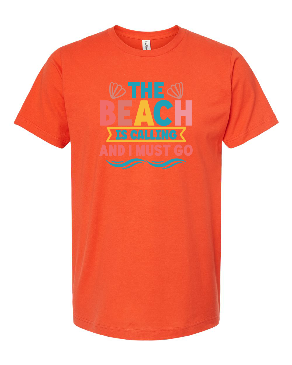 The Beach Is Calling Tee - Unisex Fine Jersey T-Shirt