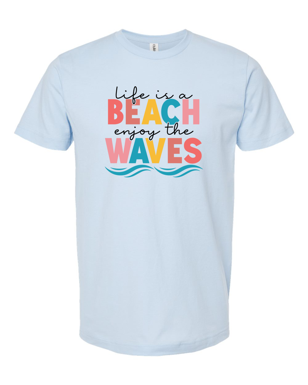 Life Is a Beach Tee - Unisex Fine Jersey T-Shirt