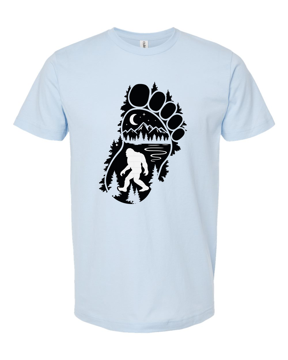Bigfoot Night Walk Tee - Unisex Fine Jersey T-Shirt