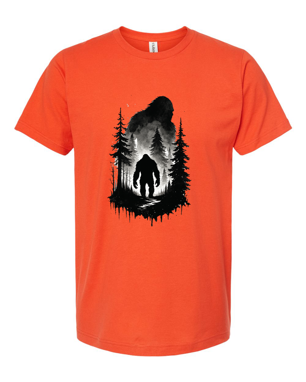 Bigfoot Forest Encounter Tee - Unisex Fine Jersey T-Shirt