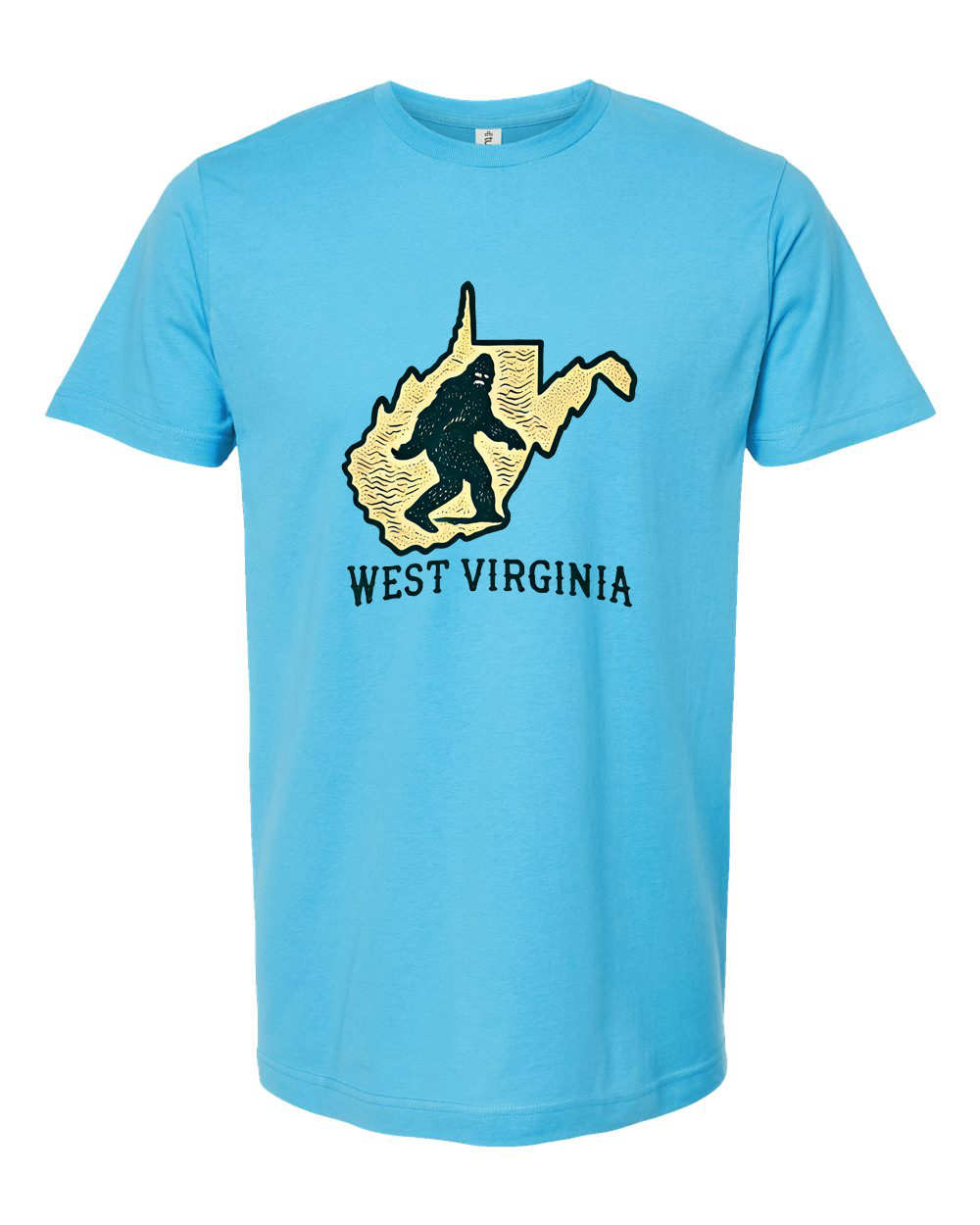 West Virginia Bigfoot Tee - Unisex Fine Jersey T-Shirt