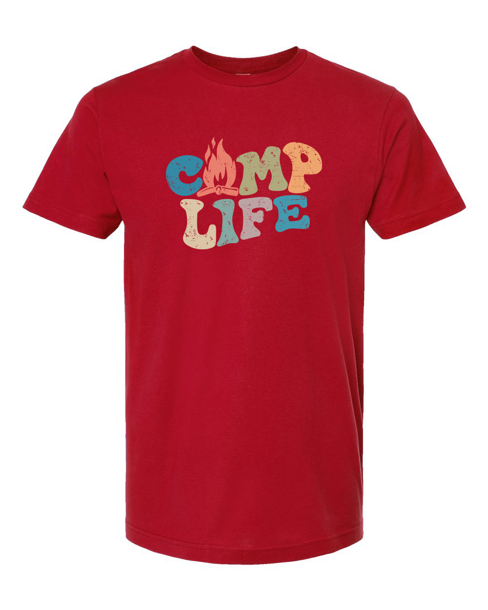 Camp Life Colorful Typography
