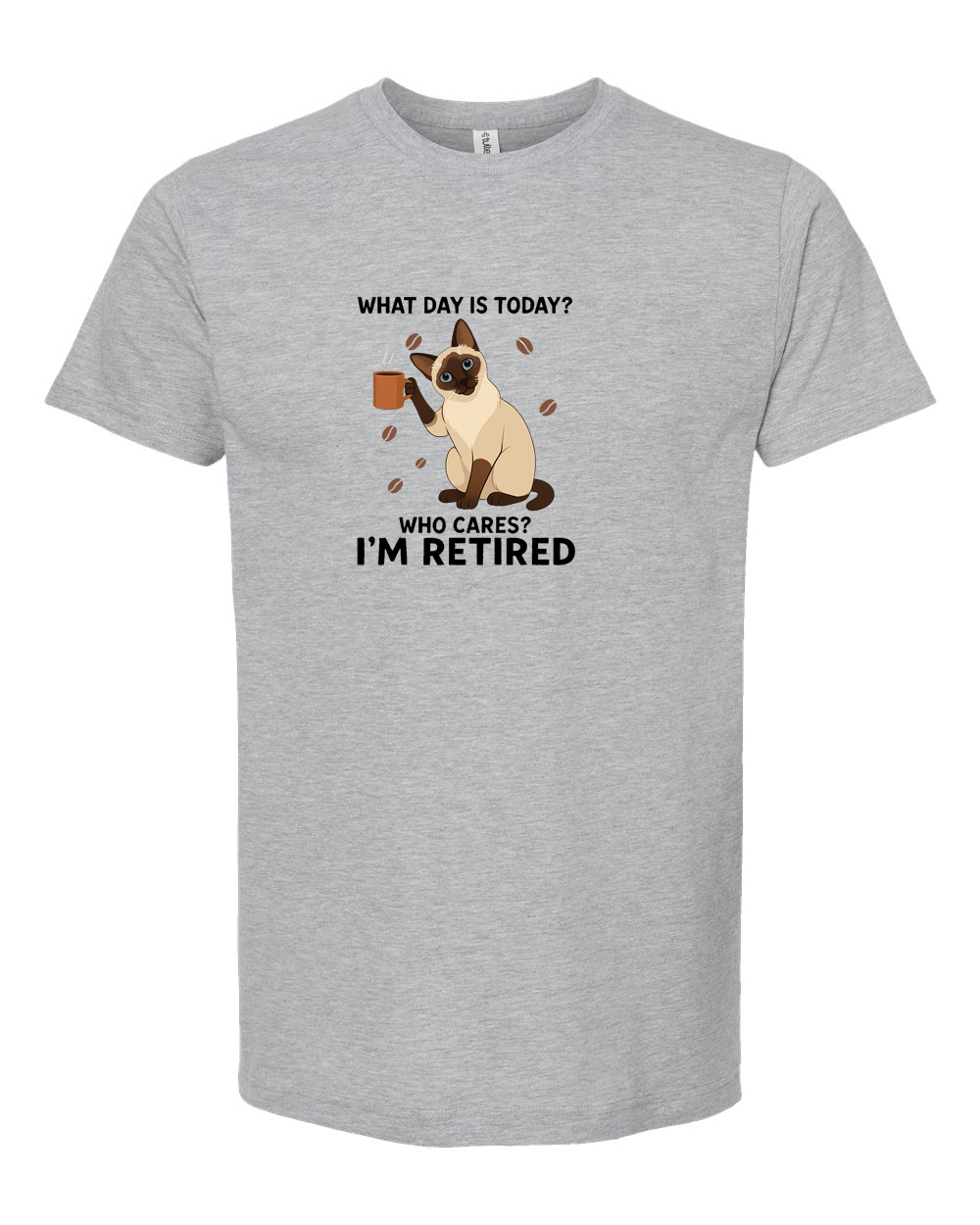 I’m Retired Cat Tee - Unisex Fine Jersey T-Shirt