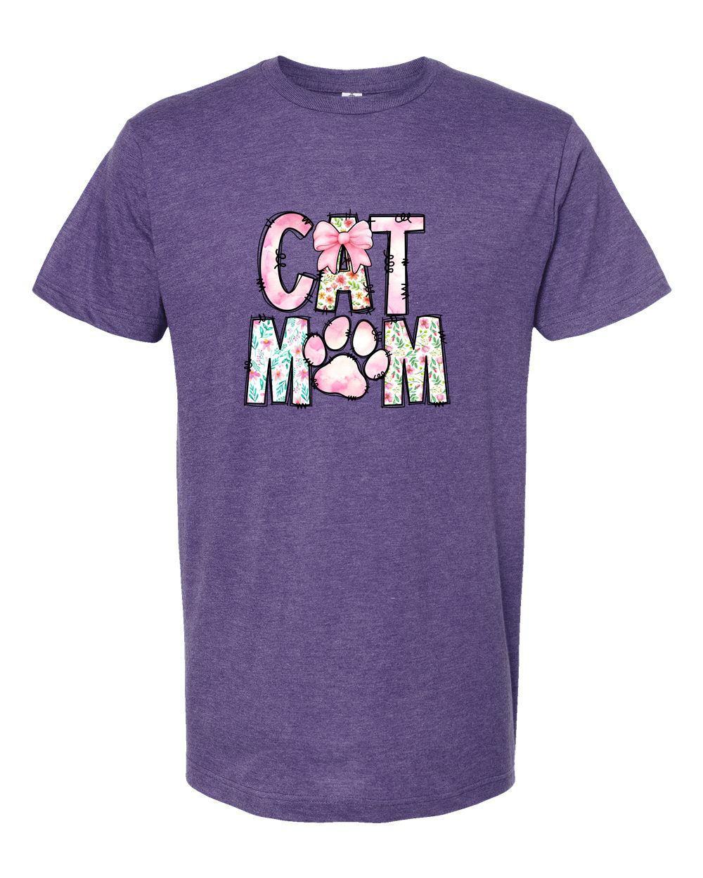 Cat Mom Tee - Unisex Fine Jersey T-Shirt