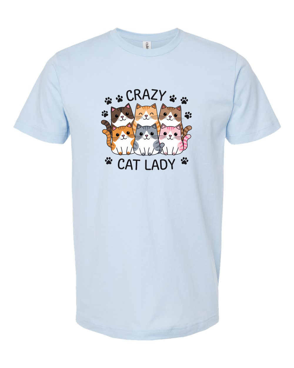 Crazy Cat Lady Tee - Unisex Fine Jersey T-Shirt