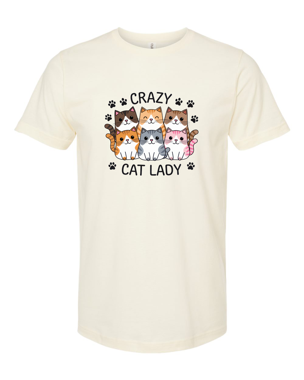 Crazy Cat Lady Tee - Unisex Fine Jersey T-Shirt