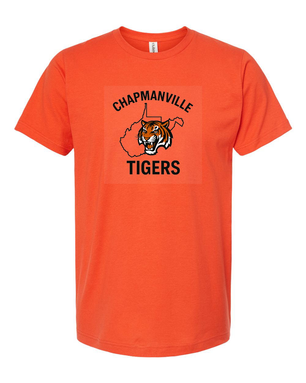 Chapmanville Tigers WV Outline Logo