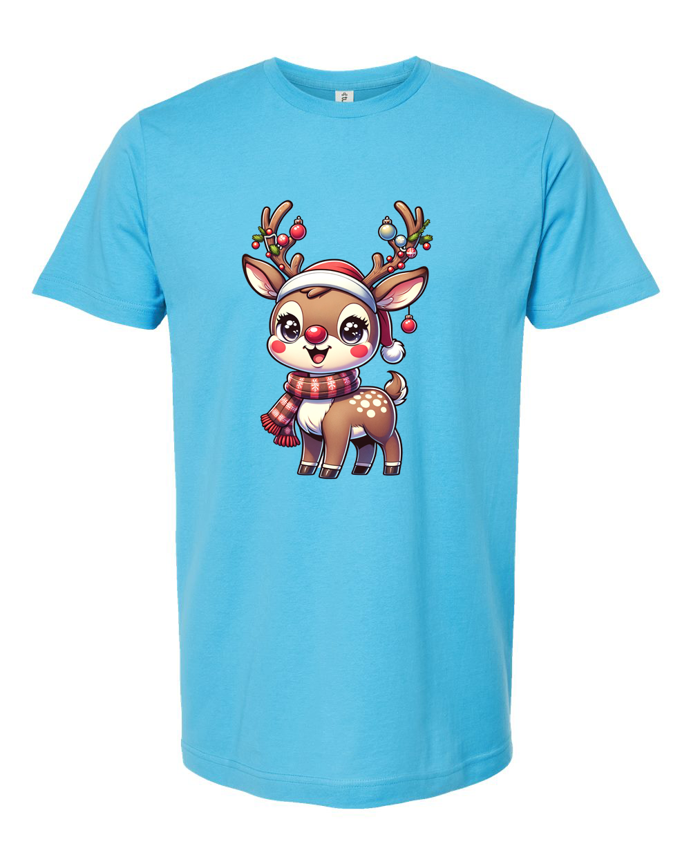 Cute Rudolph Reindeer Christmas Tee