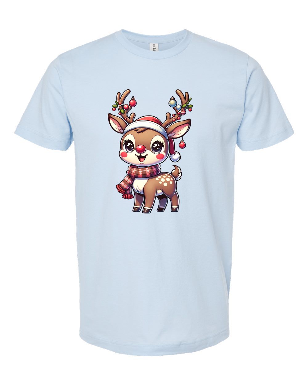 Cute Rudolph Reindeer Christmas Tee