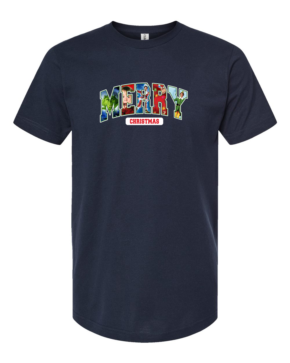 Merry Christmas Retro Arch Tee