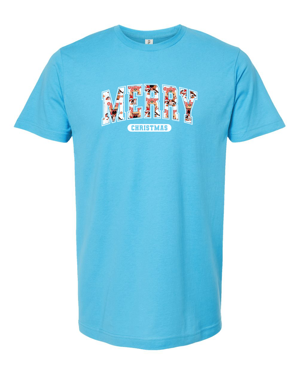 Merry Christmas Frosted Arch Tee