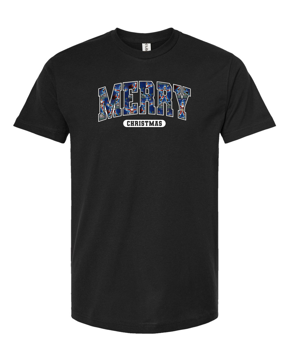 Merry Christmas Blue Arch Tee