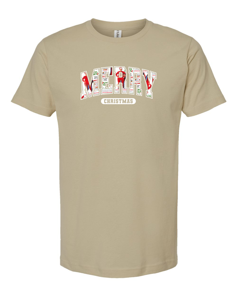 Merry Christmas White Arch Tee