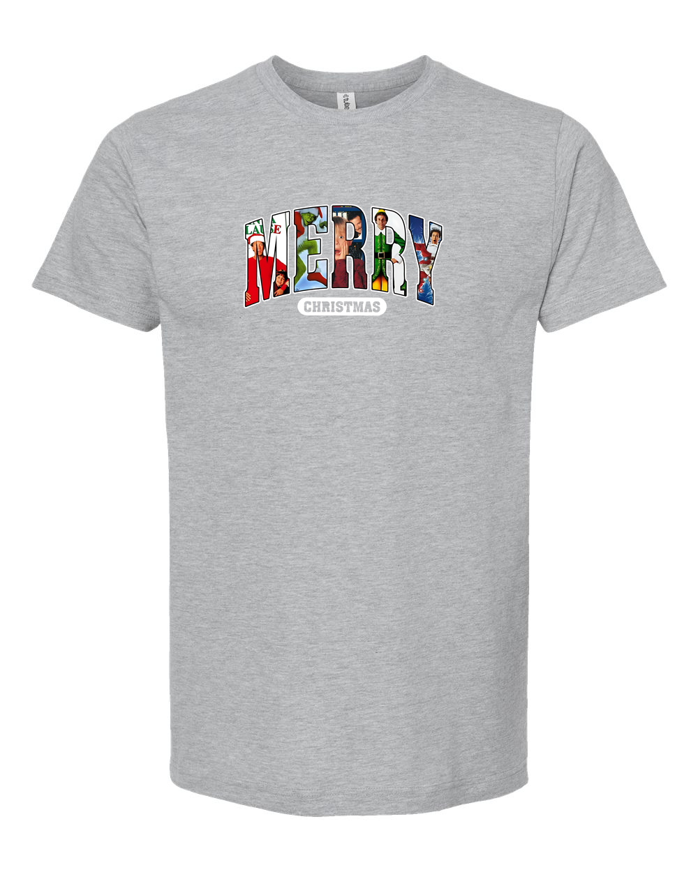 Merry Christmas Stripe Arch Tee