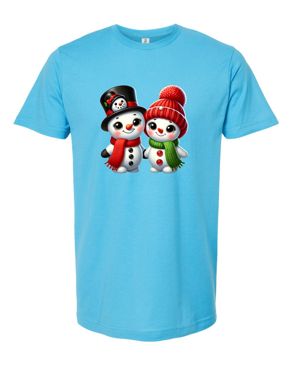 Snowman Besties Christmas Tee
