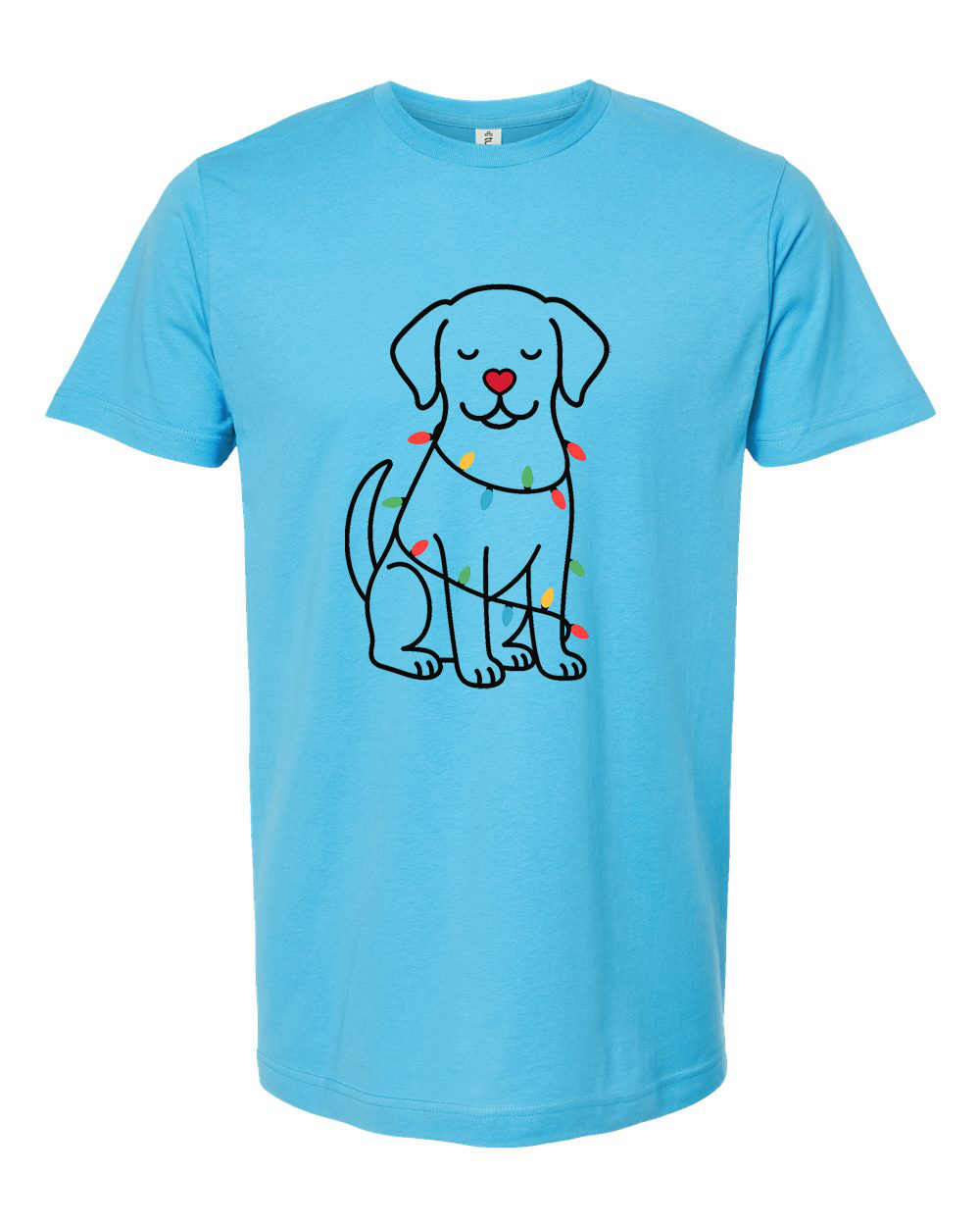Dog Christmas Lights Tee