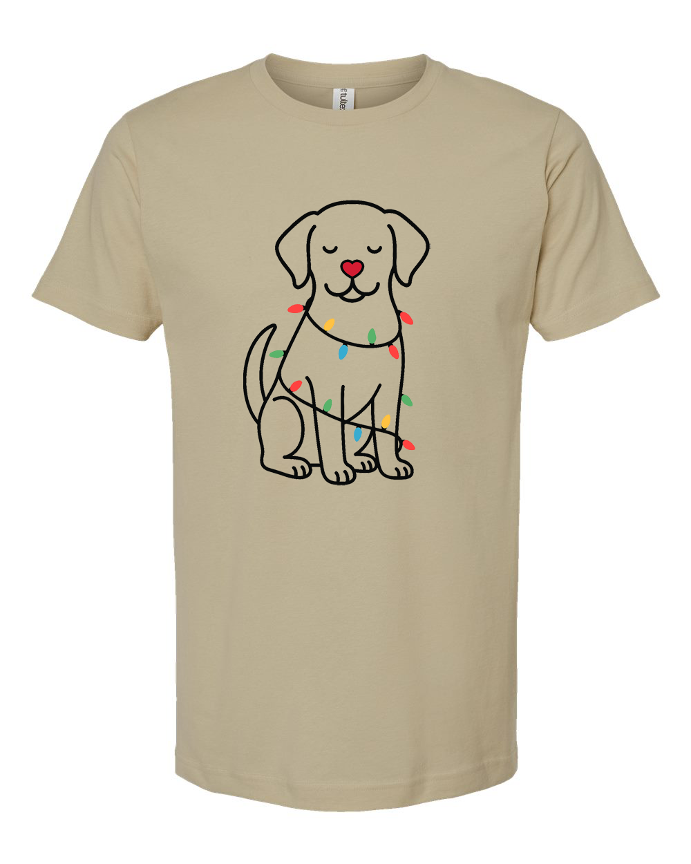 Dog Christmas Lights Tee