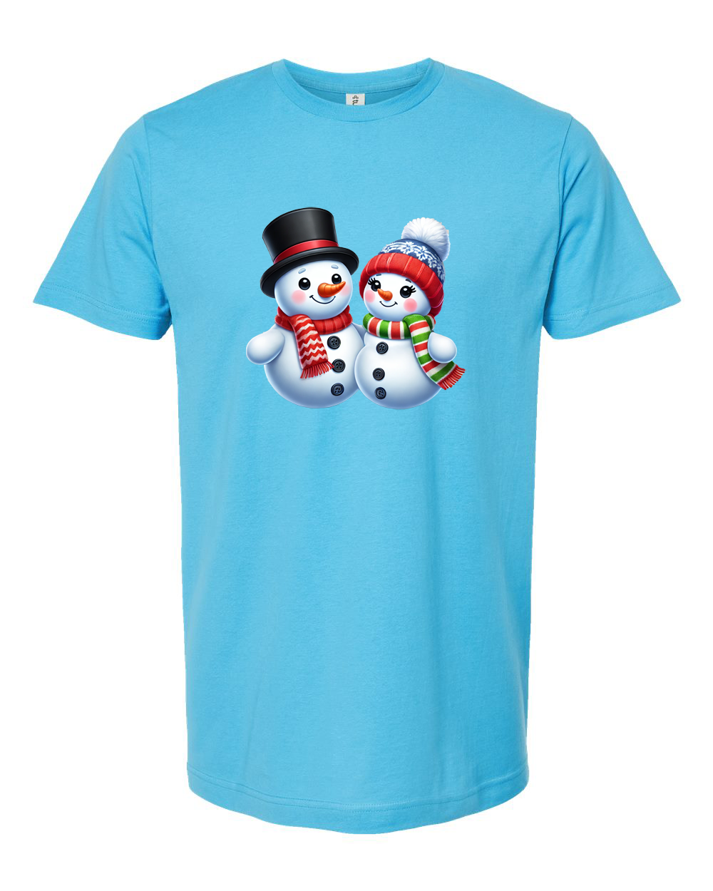 Snowman Duo Cozy Christmas Tee