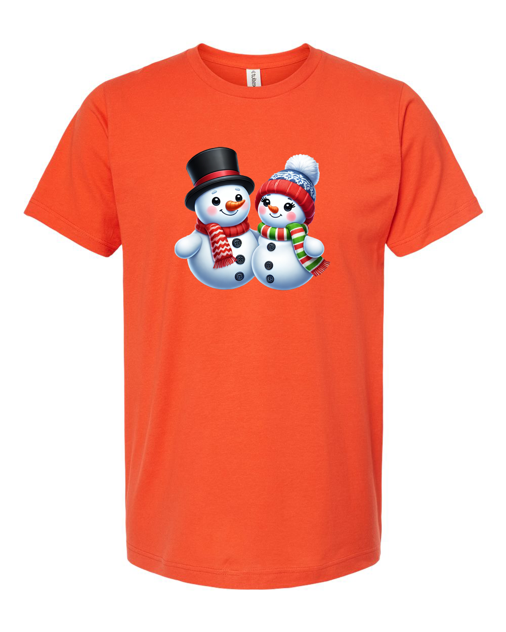 Snowman Duo Cozy Christmas Tee