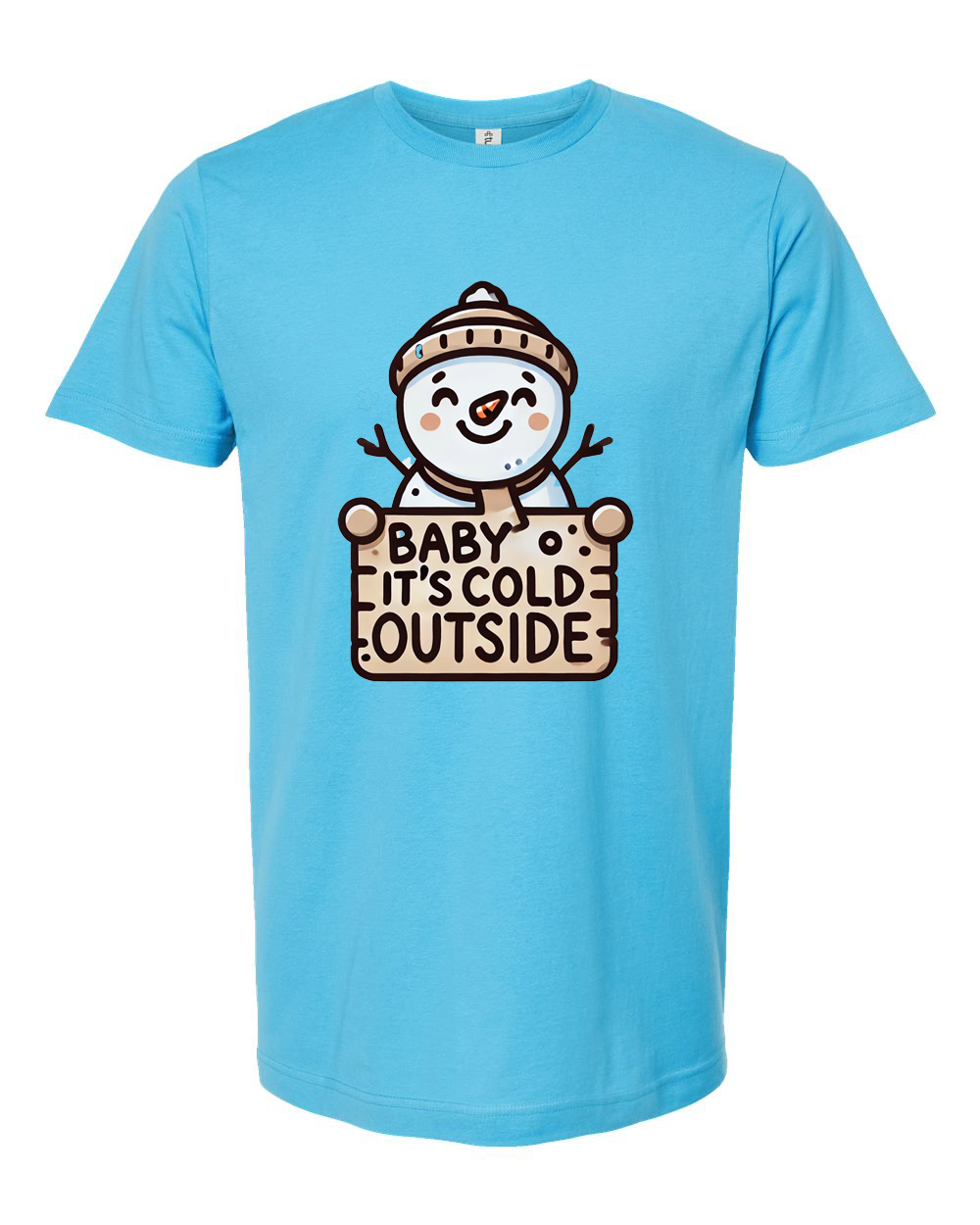 Baby It’s Cold Outside Snowman Christmas T‑Shirt