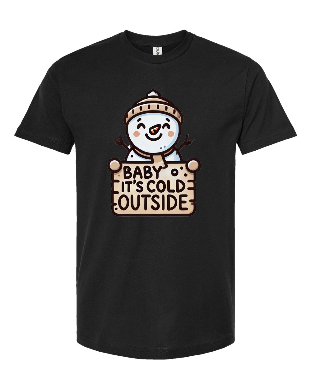Baby It’s Cold Outside Snowman Christmas T‑Shirt