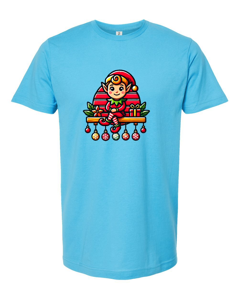 Cute Christmas Elf Holiday T‑Shirt