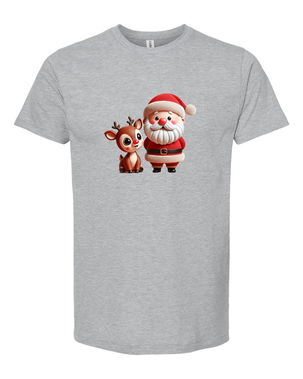 Santa and Rudolph Holiday Tee