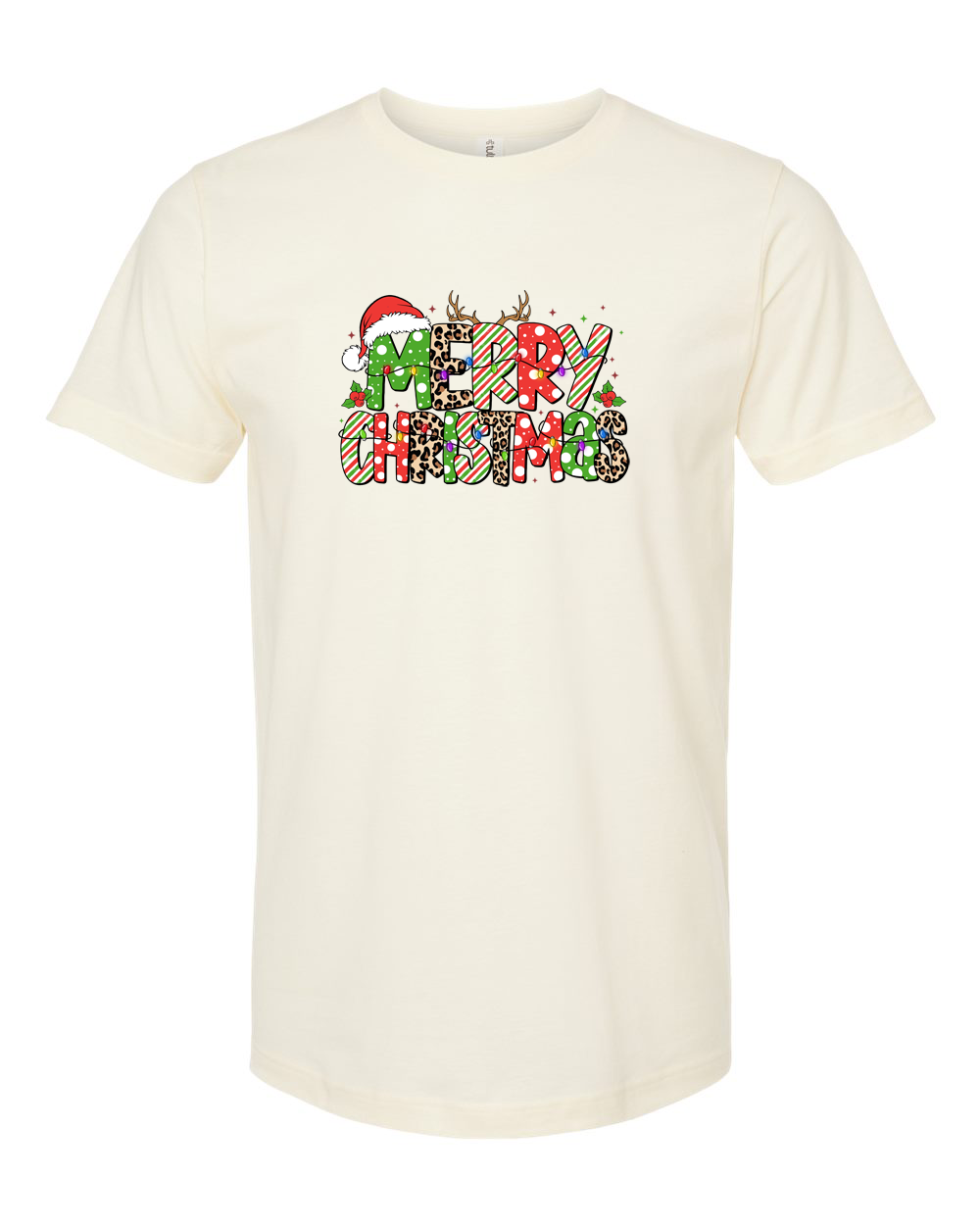 Merry Christmas Lights Graphic Tee