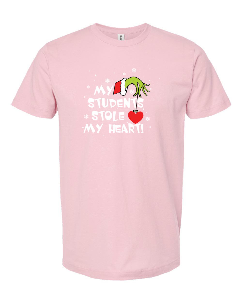 My Students Stole My Heart Teacher Christmas Tee