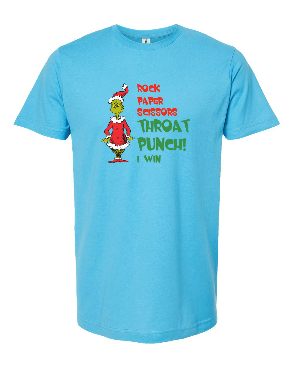 Rock Paper Scissors Christmas Statement Tee