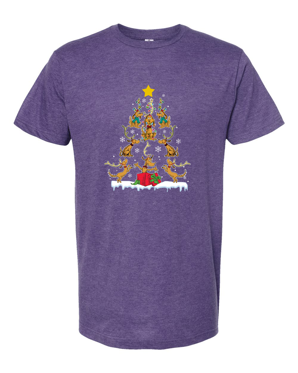 Whimsical Christmas Tree Holiday Tee