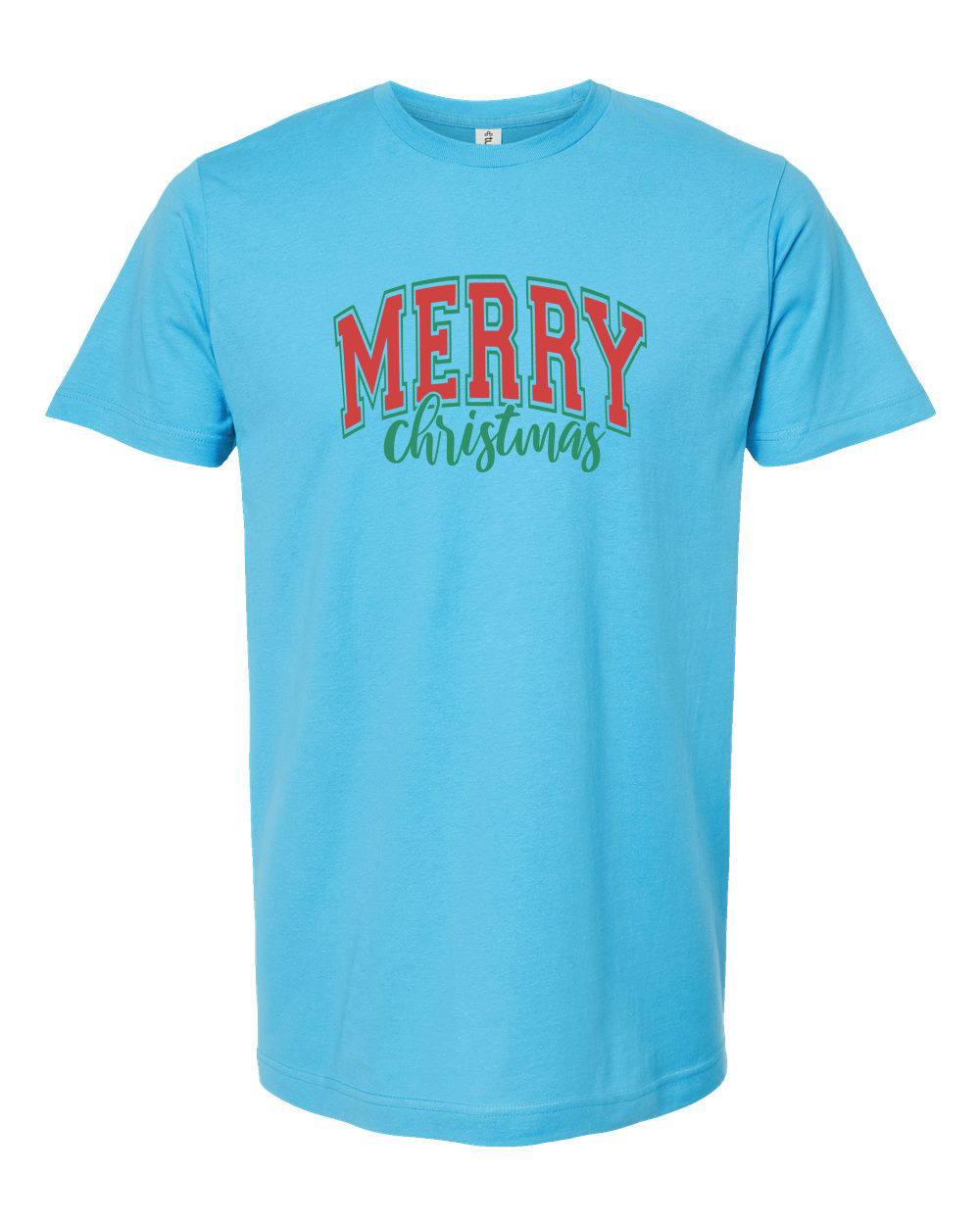 Varsity Merry Christmas Holiday T‑Shirt
