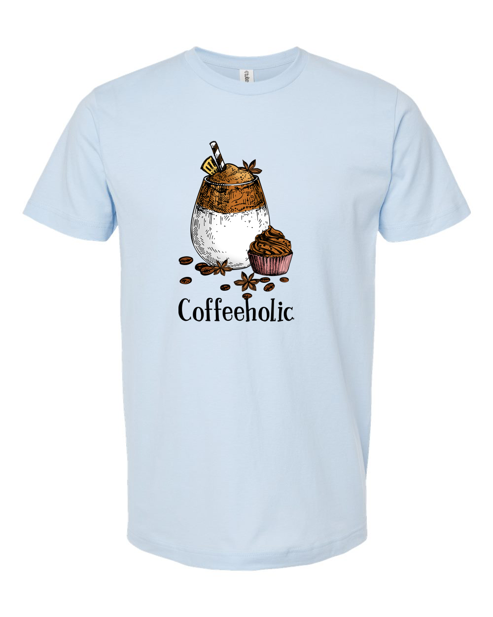 Vintage Coffee Dessert Illustration Graphic Tee