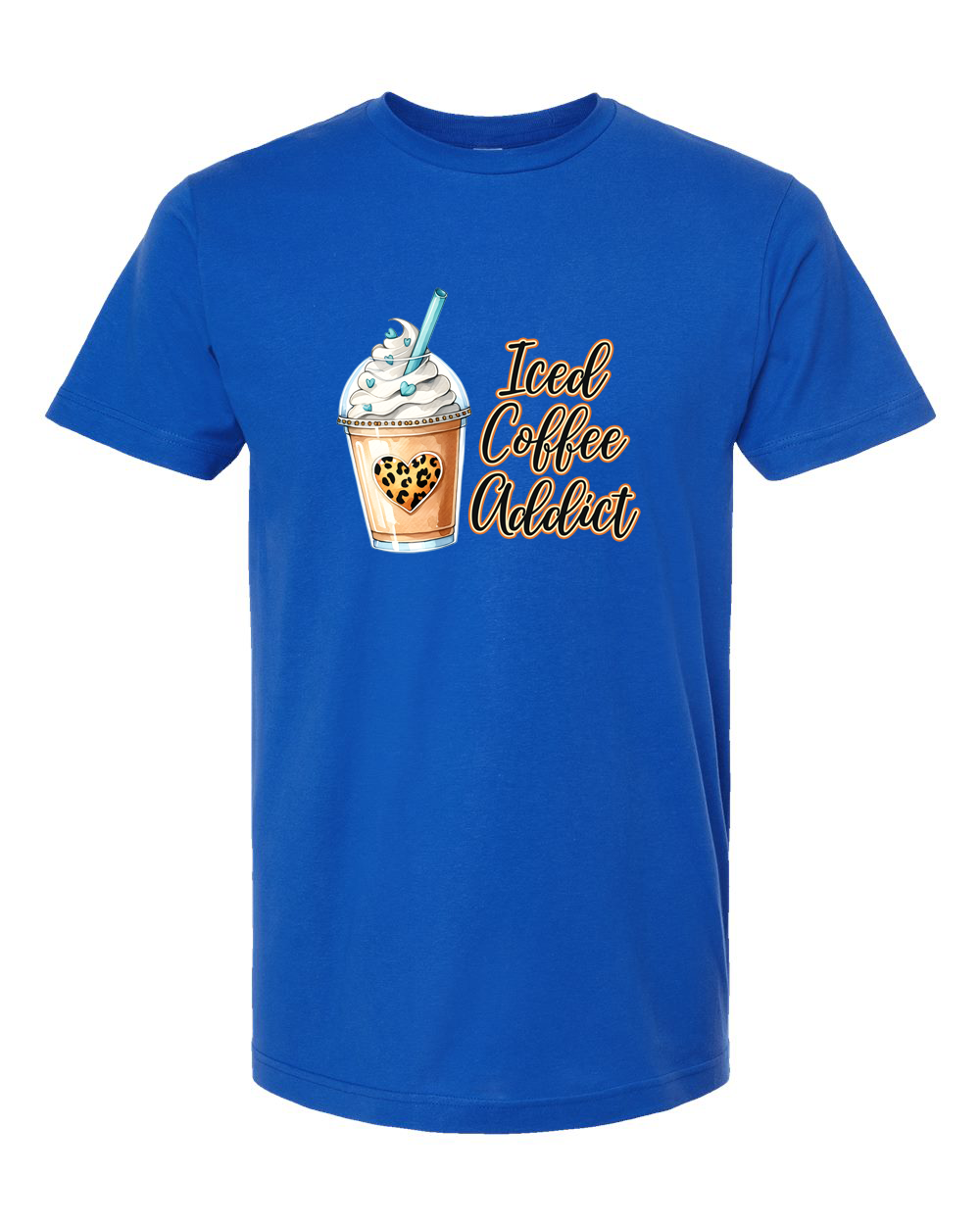 Iced Coffee Addict Funny Iced Coffee Lover Shirt