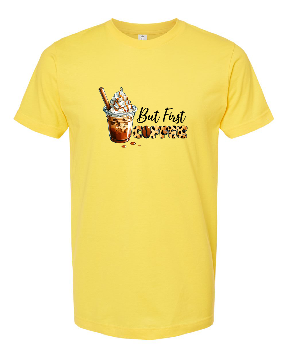 But First Coffee Classic Coffee Quote Graphic Tee