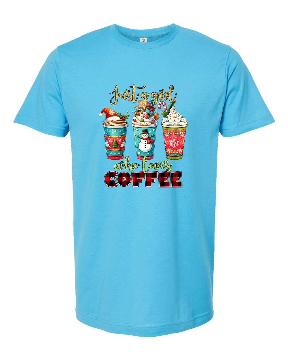 Just a Girl Who Loves Coffee Leopard Coffee Shirt