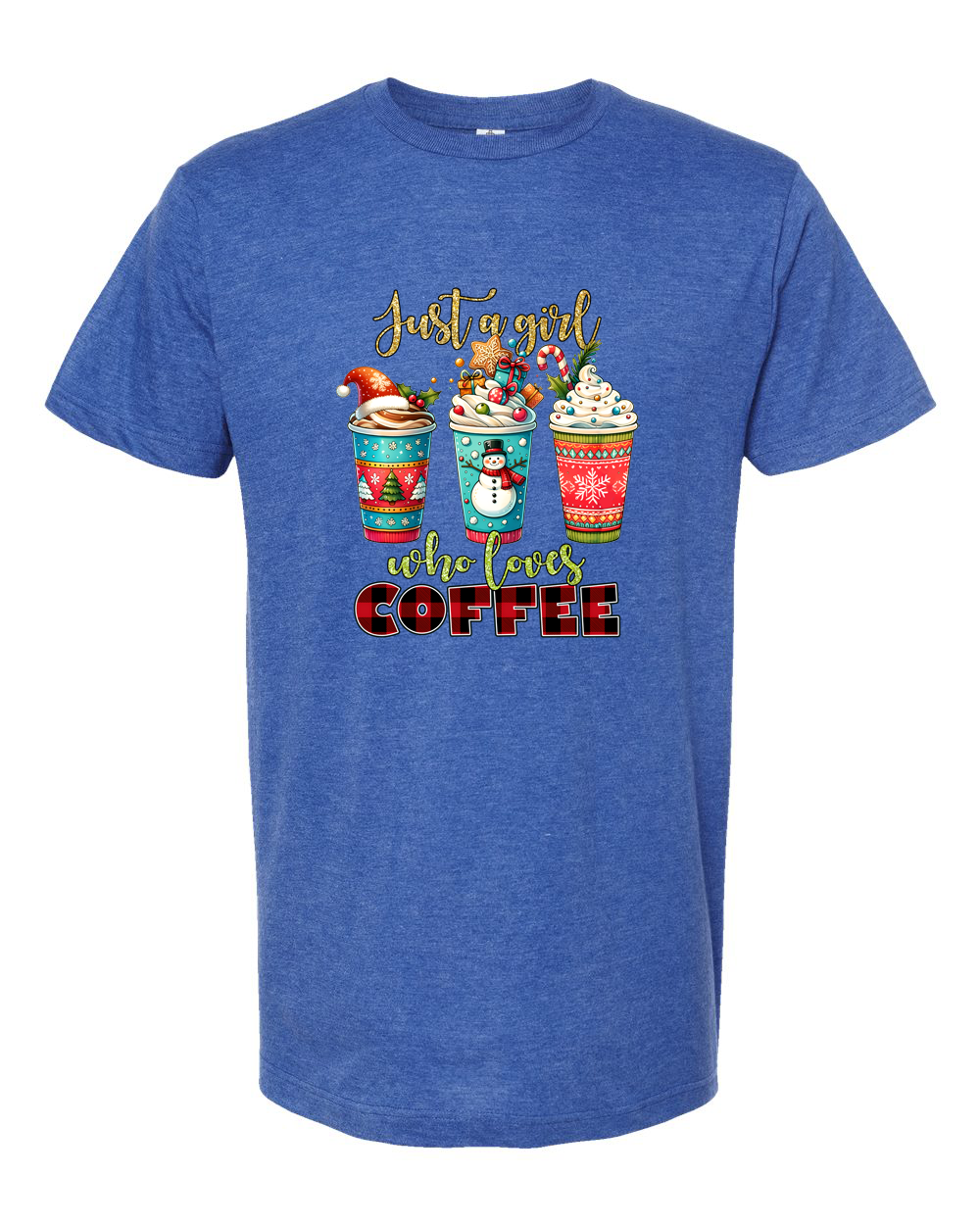Just a Girl Who Loves Coffee Leopard Coffee Shirt