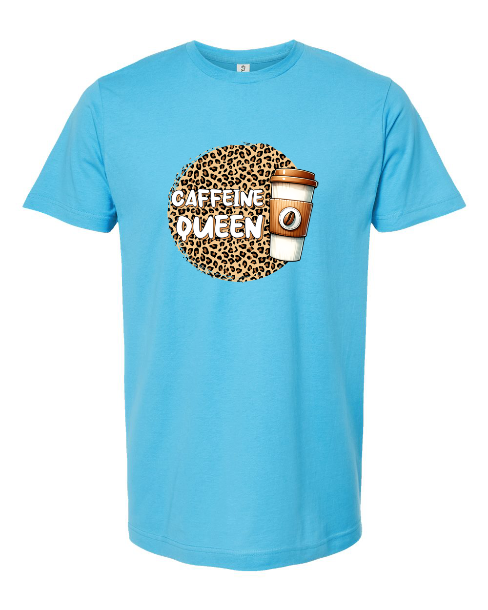 Caffeine Queen Funny Coffee Lover Graphic Tee
