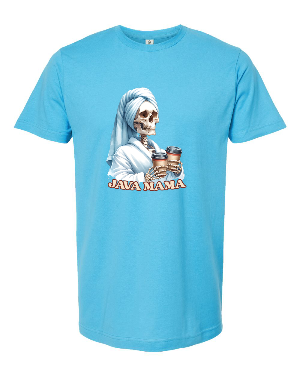 Java Mama Skeleton Coffee Mom Graphic Tee