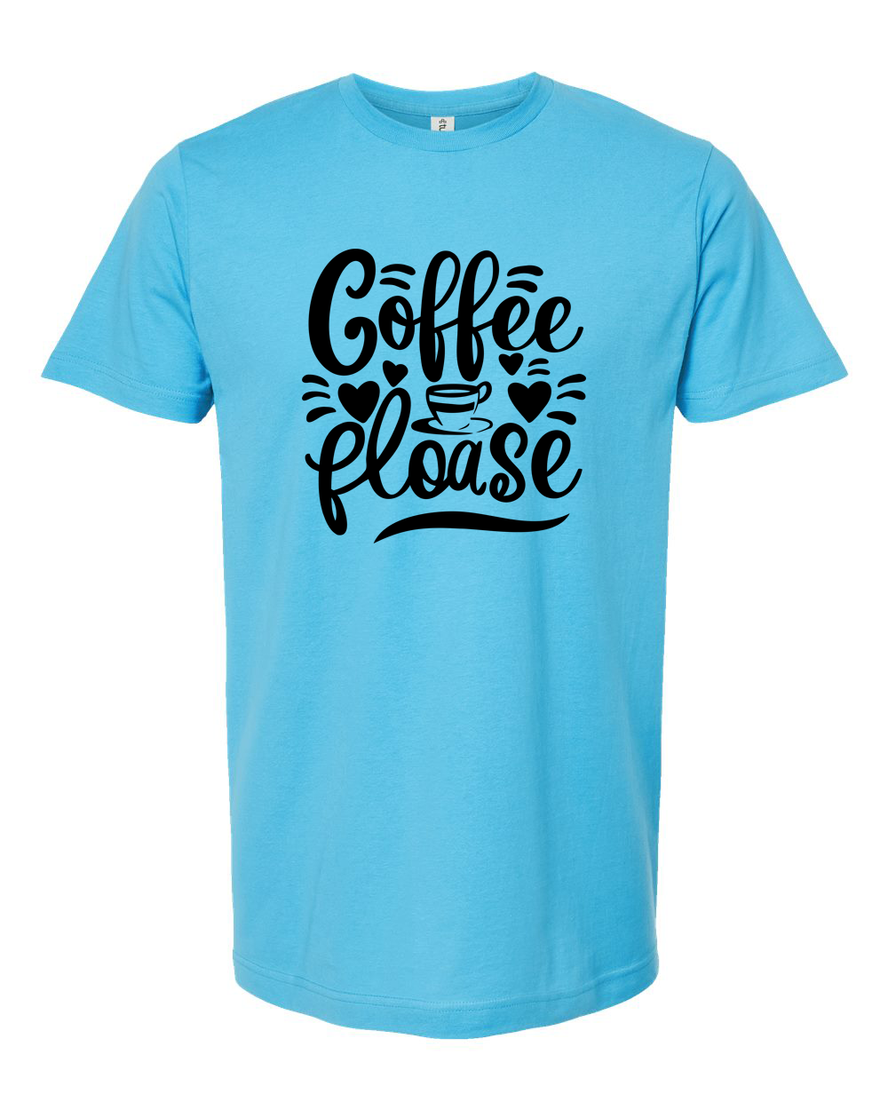 Coffee Please Minimal Script Coffee Lover Shirt