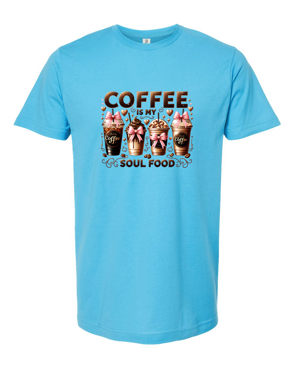 Coffee Is My Soul Food Bow Coffee Graphic Tee