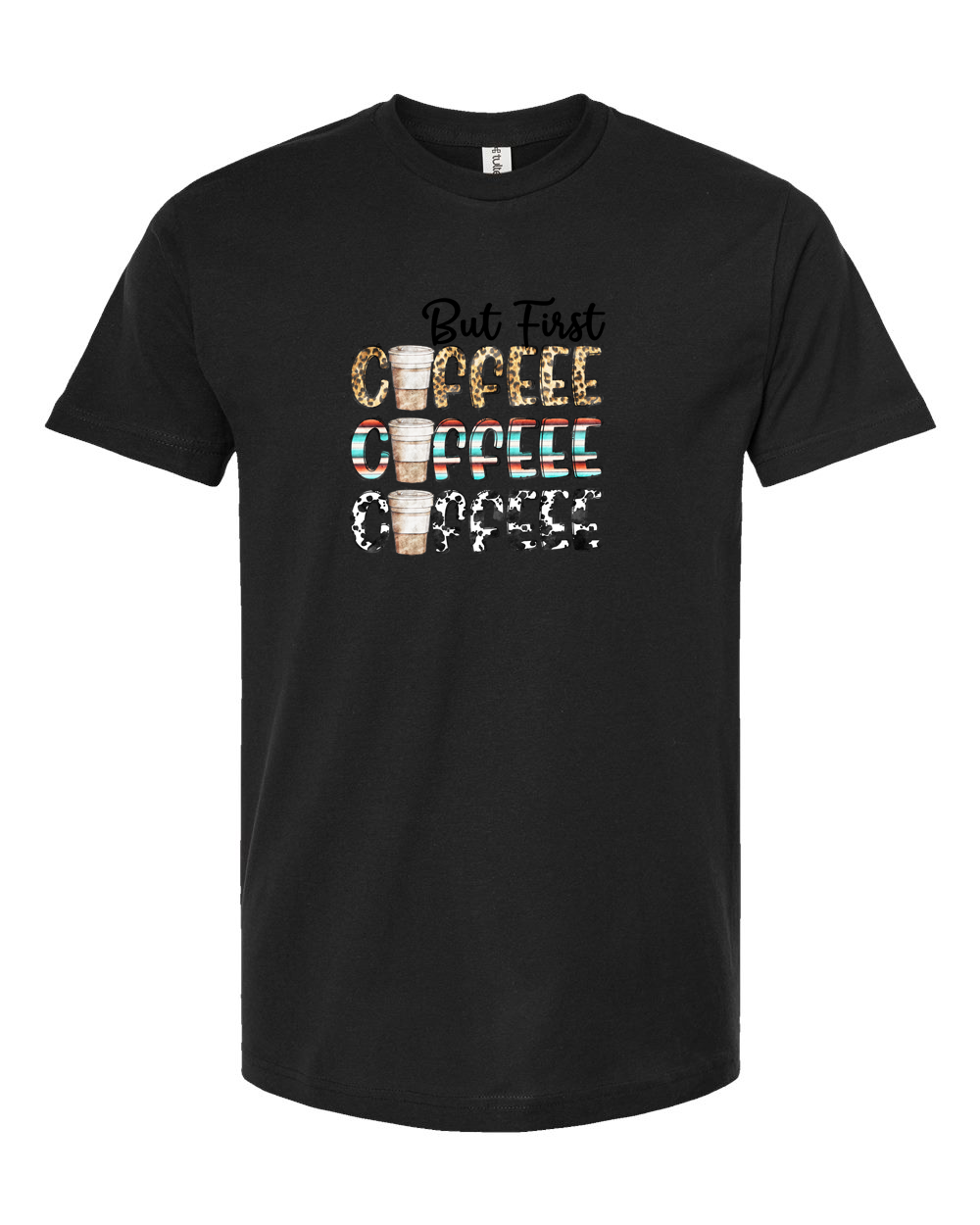 Cold Like My Soul Skeleton Hand Iced Coffee Graphic Tee