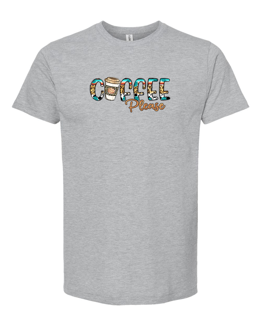 Coffee Please Simple Funny Coffee Lover Graphic Tee